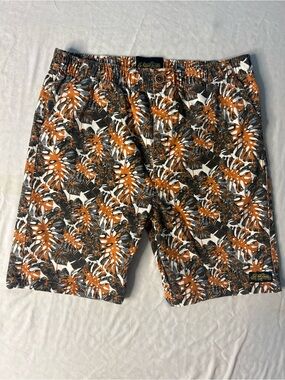 AussieBum Tropical Leaf Stretch Shorts – Men’s Large